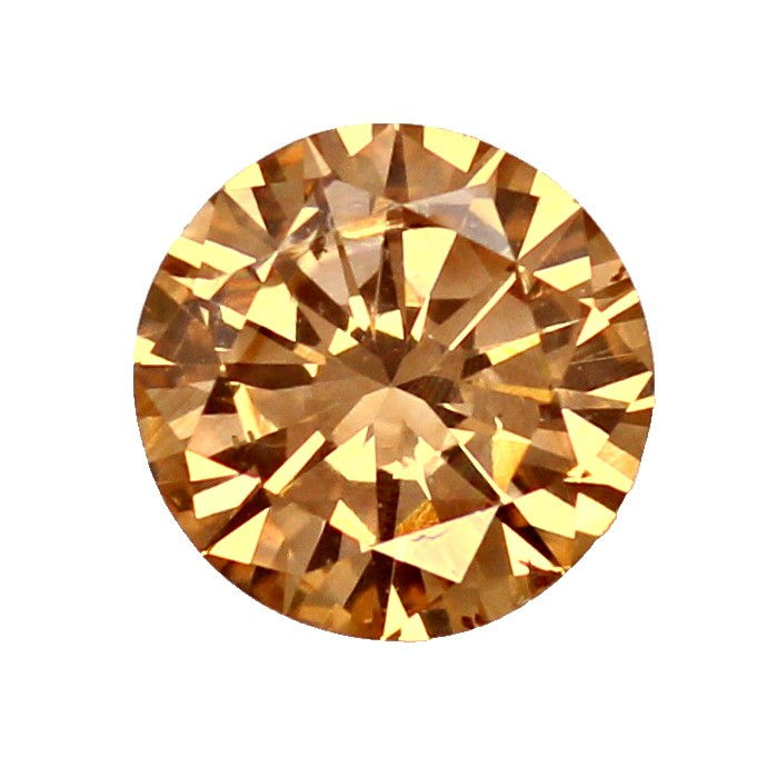 Foto 2 - Diamant 0,54ct Brillant in Fancy Cognac Bronze SI1 IGI, D6610
