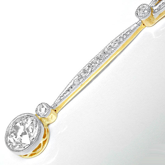 Foto 4 - Antikes Diamant Schenkel Collier Jugendstil Platin-Gold, S8587